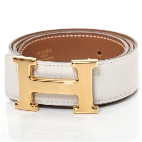 hermes gold h belt